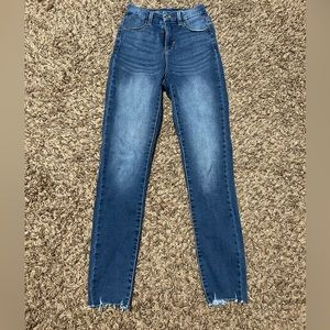 Slim hemmed Skinny jeans